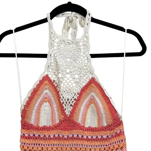 Ramy Brook $495 Amal Crochet Midi Dress Size Small NWT - Picture 5 of 10